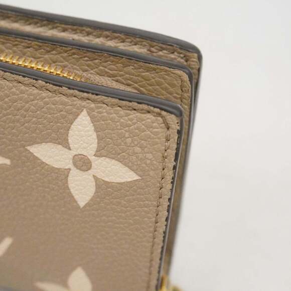 Louis Vuitton Monogram Empreinte Two-Tone Wallet Portefeuille M82370 Tourtere...